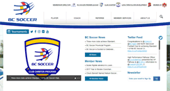 Desktop Screenshot of bcsoccer.net